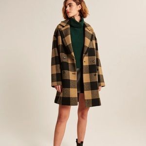 Abercrombie Short Wool Blend Coat